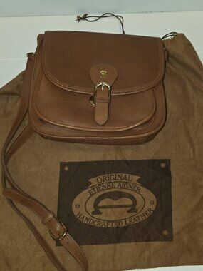Vintage Etienne Aigner Saddlebag Purse/ Shoulderbag/ Crossbody